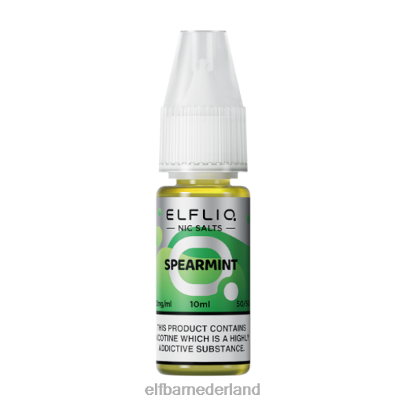 elfbar elfliq groene munt nic-zouten - 10 ml-20 mg/ml origineel D8TJV208