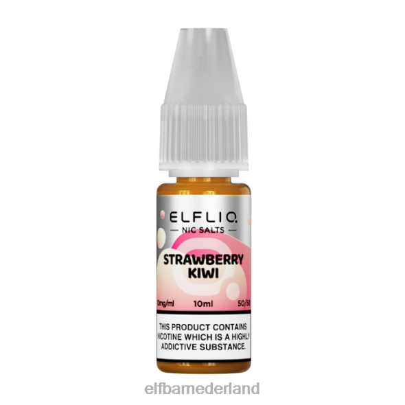 elfbar elfliq nic zouten - aardbei-kiwi - 10 ml-10 mg/ml origineel D8TJV180