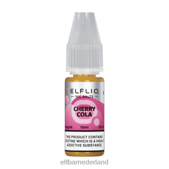 elfbar elfliq nic zouten - kersencola - 10ml-10 mg/ml origineel D8TJV196