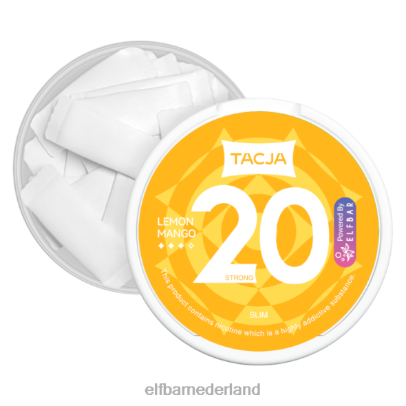elfbar tacja nicotinezakje - citroenmango - 1 pakje - 20 mg/g origineel D8TJV224
