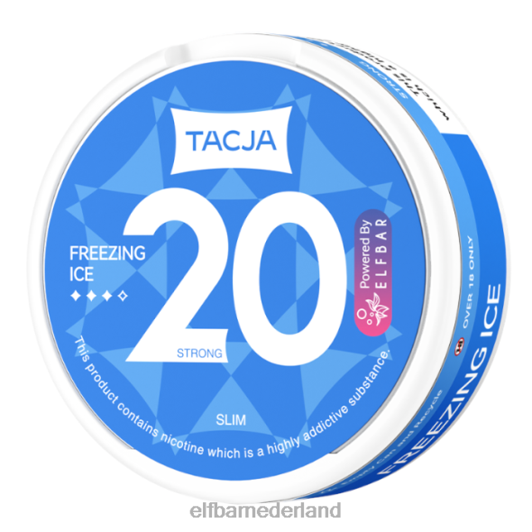 elfbar tacja nicotinezakje - ijskoud ijs - 1 pakje - 20 mg/g origineel D8TJV230
