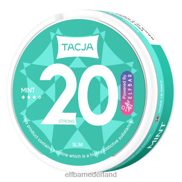 elfbar tacja nicotinezakje - mint - 1 pakje - 12 mg/g origineel D8TJV231