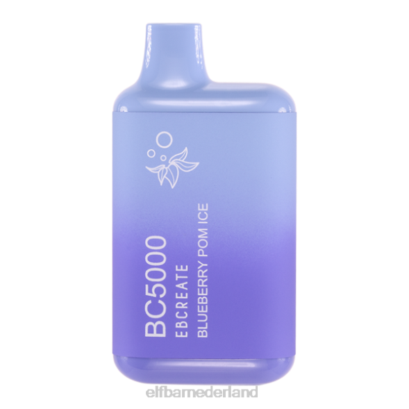 ELFBAR bosbessen pom ijs bc5000 consument - 40 mg - enkelvoudig JJ6B21