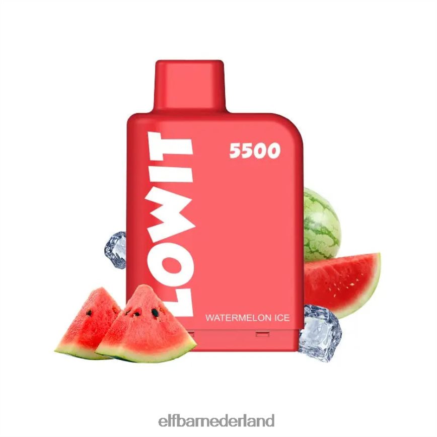 ELFBAR voorgevulde pod lowit 5500 soesjes 2%nic aardbeien ijs 6X88N4140