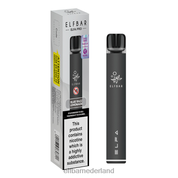 elfbar elfa pro pod-kit - oplaadbaar aurora groen + appel-perzik voorgevulde peul D8TJV73