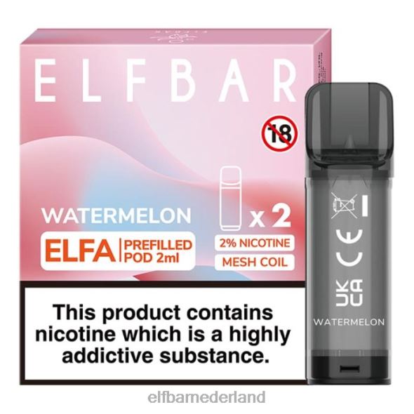 elfbar elfa voorgevulde capsule - 2 ml - 20 mg (2 stuks) ananas-citroensoda D8TJV134