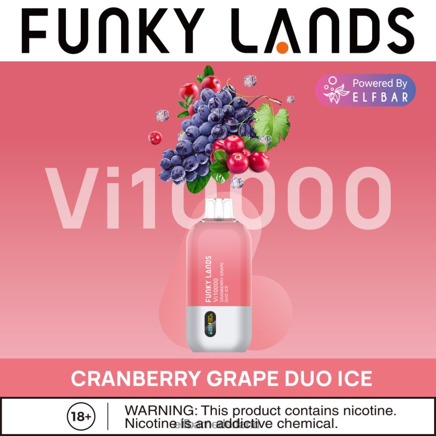 cranberry druif duo ijs