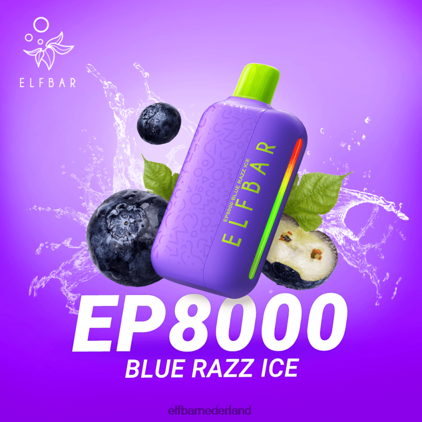 blauw razz-ijs